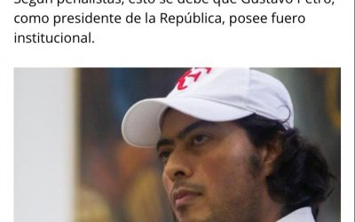 Pregunta sobre el presidente tumbaría parte de proceso a hijo de Petro