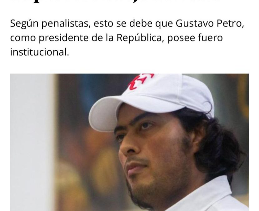 Pregunta sobre el presidente tumbaría parte de proceso a hijo de Petro